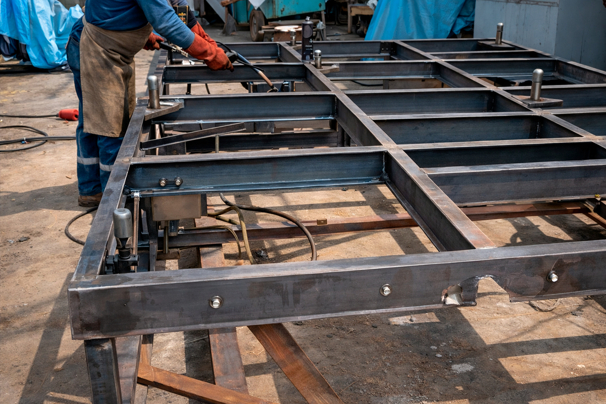 Plataforma metálica